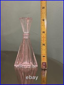 Lot Of 4 Vintage Crystal And blown Glass Perfume Bottles