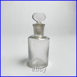 Lot Of 5 Vintage Antique Set Of Perfume Bottles England Leather Wood Cases