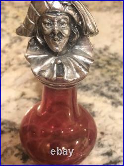 Lot Of 8 Vintage Italian Crystal Perfume Jars