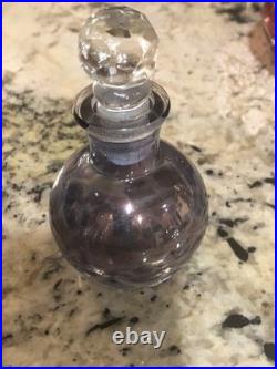 Lot Of 8 Vintage Italian Crystal Perfume Jars