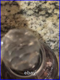 Lot Of 8 Vintage Italian Crystal Perfume Jars