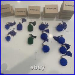 Lot Of Cobalt Glass Perfume Bottles Unused