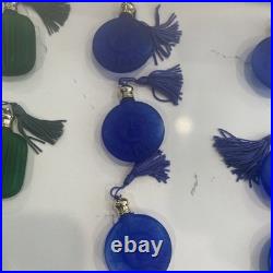 Lot Of Cobalt Glass Perfume Bottles Unused
