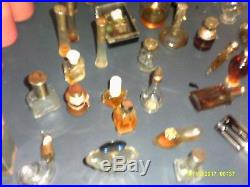 Lot Of Old Vintage Cologne Perfume Bottles Many Full Many Avon Some Glass Sample