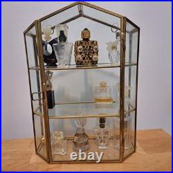 Lot of 13 Vintage Glass Perfume Bottles