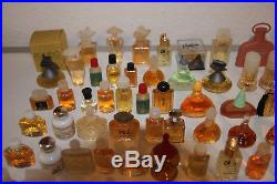 Lot of 168 Miniature Mini Perfume Parfum Bottles Vintage Women's Fragrance