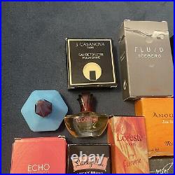 Lot of 27 Vintage Assorted New Mini Fragrance Parfum Perfume Cologne Bottles
