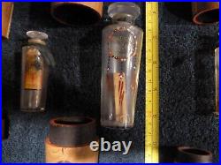 Lot of 3 Vintage Maderas de Oriente Myrurgia Perfume bottles with original wood