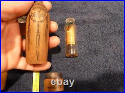 Lot of 3 Vintage Maderas de Oriente Myrurgia Perfume bottles with original wood