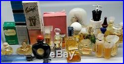 Lot of 32 High End Mini Perfume Bottles/Most Vintage/Discontinued Rares Great