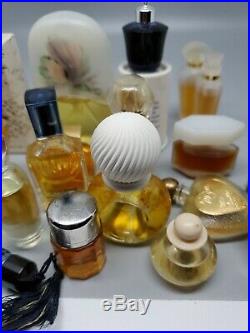 Lot of 32 High End Mini Perfume Bottles/Most Vintage/Discontinued Rares Great