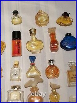 Lot of 39 Vintage High End Miniature Perfume Bottles Dior, EMMA Chanel & more