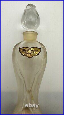 Lot of 3X Guerlain Vintage Perfume Bottles Ode, Mitsouko, Shalimar Rose Stoppers