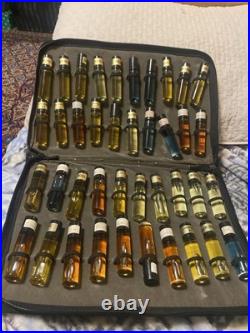 Lot of 40 Vintage Great Perfumes Collection Bottles Imitation Fragrance Oils