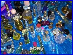 Lot of 70+ Vintage Perfume Bottles 1950's 1960's 70's 80's