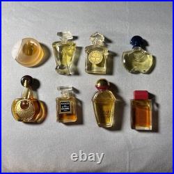 Lot of 8 Vintage High End Perfume Mini Bottles