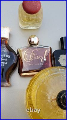 Lot of 8 bottles of vintage perfume parfum great unique rare brands