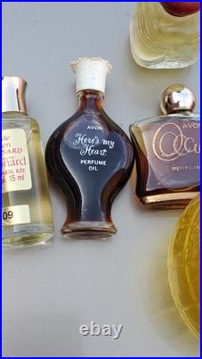 Lot of 8 bottles of vintage perfume parfum great unique rare brands