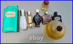 Lot of 8 bottles of vintage perfume parfum great unique rare brands