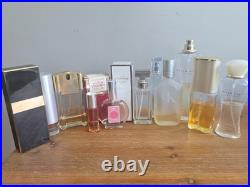 Lot of Vintage Modern Perfume Parfum Bottles Chanel Calvin Klein Guerlain Lauder