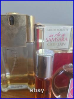 Lot of Vintage Modern Perfume Parfum Bottles Chanel Calvin Klein Guerlain Lauder