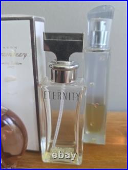 Lot of Vintage Modern Perfume Parfum Bottles Chanel Calvin Klein Guerlain Lauder