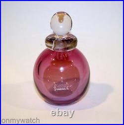 Lovely MURANO? OBALL Luigi Onesto Vtg Perfume Bottle Italy ArT GLaSs c. 1970s