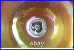 Lundberg Studios Vintage Art Glass 8 Perfume Bottle withWand One Of A Kind Lundberg Studios Vintage Art Glass 8 Perfume Bottle withWand One Of A Kind
