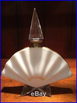 MEGA RARE Elizabeth Arden Vintage Baccarat Crystal Cyclamen Perfume bottle