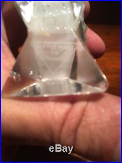 MEGA RARE Elizabeth Arden Vintage Baccarat Crystal Cyclamen Perfume bottle