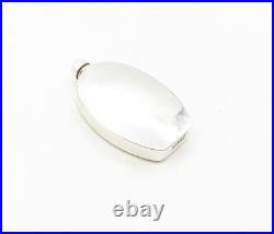 MEXICO 925 Sterling Silver Vintage Shiny Etched Perfume Bottle (OPENS) TR1555