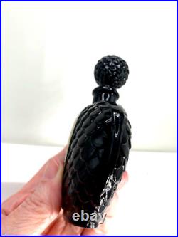 Magical Beauty! Vintage black perfume bottle. Le Prestige by Moiret. 1930