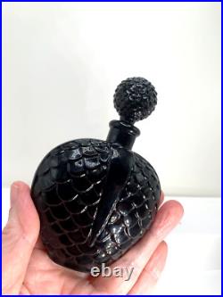 Magical Beauty! Vintage black perfume bottle. Le Prestige by Moiret. 1930