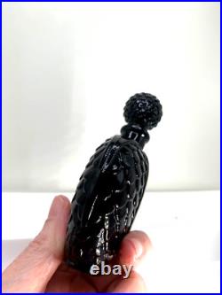 Magical Beauty! Vintage black perfume bottle. Le Prestige by Moiret. 1930