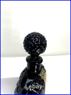 Magical Beauty! Vintage black perfume bottle. Le Prestige by Moiret. 1930