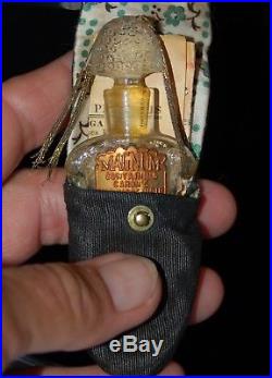 Magnum Caron Nascisse Noir Lalique Glass Perfume Bottle Empty Antique Vintage