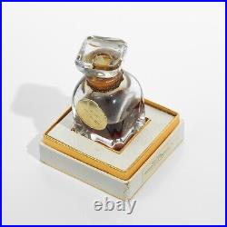 Michel Message D'Amour Perfume Bottle Vintage in Beautiful Crystal