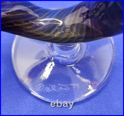 Milon Townsend Mermaid Red Head Perfume Bottle Blown Glass Vintage 1999 RARE