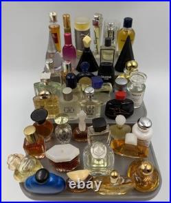 Mini Perfume Lot 40 Full Bottles Vintage Discontinued