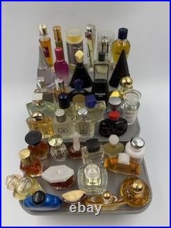 Mini Perfume Lot 40 Full Bottles Vintage Discontinued