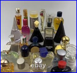 Mini Perfume Lot 40 Full Bottles Vintage Discontinued