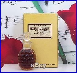 Moment Supreme Extrait / Parfum 6ml. In Pineapple Shape Bottle. Vintage