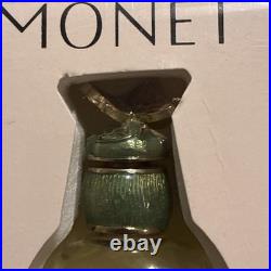 Monet Perfume Bottle w Stopper NEW in Box +Monet Butterfly Figurine Rhinestones