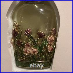 Monet Perfume Bottle w Stopper NEW in Box +Monet Butterfly Figurine Rhinestones