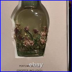 Monet Perfume Bottle w Stopper NEW in Box +Monet Butterfly Figurine Rhinestones