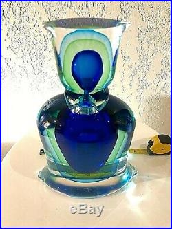 Murano Vintage Mid Century Modern Perfume Bottle Sommer. FORMIA, Made In Italy