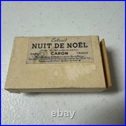 NUIT DE NOEL CARON Extrait Baccarat Perfume Bottle. 63 oz Vintage Case + Box