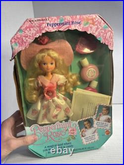 New! Mattel Vintage 1992 Peppermint Rose Doll with Perfume Bottles