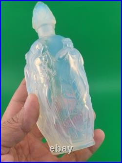 New Vintage Sabino Opalescent Art Glass Perfume Scent Bottle Nudes France