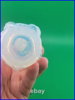 New Vintage Sabino Opalescent Art Glass Perfume Scent Bottle Nudes France